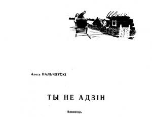 Обложка книги «Ты не адзін» — Алесь Пальчэўскі