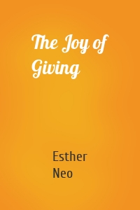 The Joy of Giving