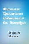 Владимир Молотов - Миссия или Приключения провинциала в Ст. -Петербурге