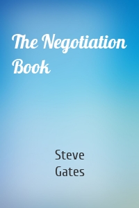 The Negotiation Book