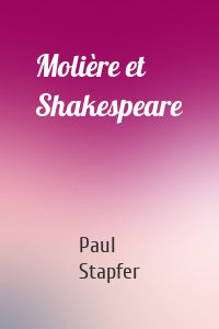 Molière et Shakespeare