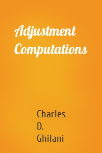 Adjustment Computations