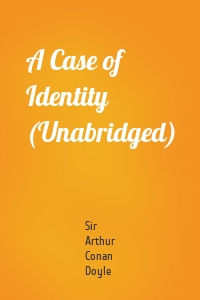 A Case of Identity (Unabridged)