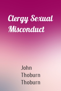 Clergy Sexual Misconduct