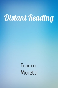 Distant Reading