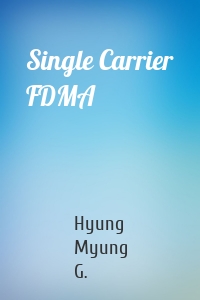 Single Carrier FDMA