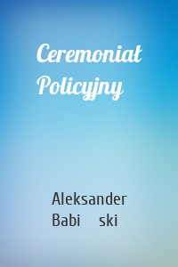 Ceremoniał Policyjny