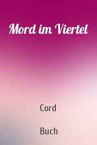 Mord im Viertel