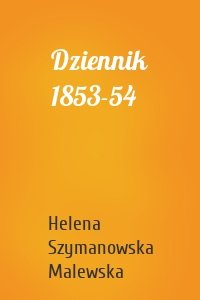 Dziennik 1853-54
