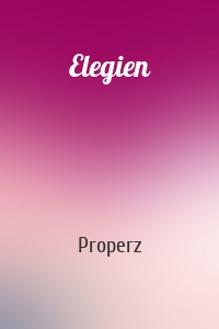 Elegien