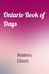 Ontario Book of Days