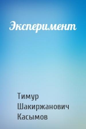 Обложка книги «Эксперимент» — Касымов Тимур