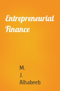 Entrepreneurial Finance