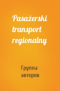 Pasażerski transport regionalny