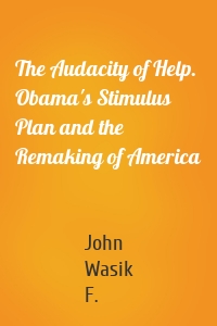 The Audacity of Help. Obama's Stimulus Plan and the Remaking of America