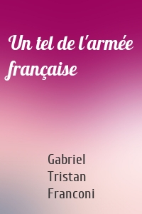 Un tel de l'armée française