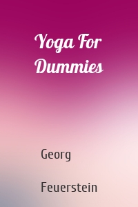 Yoga For Dummies