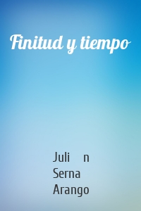 Finitud y tiempo
