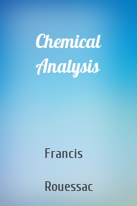 Chemical Analysis