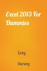 Excel 2013 For Dummies