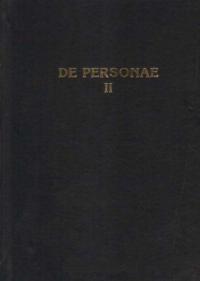 De Personae / О Личностях Сборник научных трудов Том II