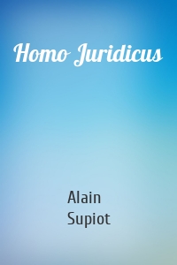 Homo Juridicus