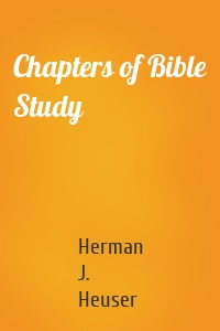 Chapters of Bible Study