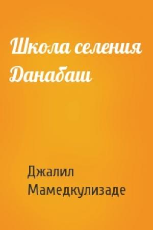 Обложка книги «Школа селения Данабаш» — Джалил Мамедкулизаде