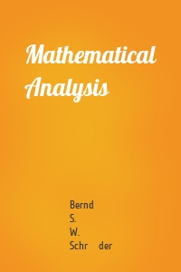 Mathematical Analysis