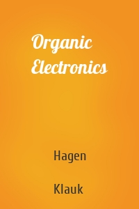 Organic Electronics