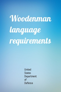 Woodenman language requirements