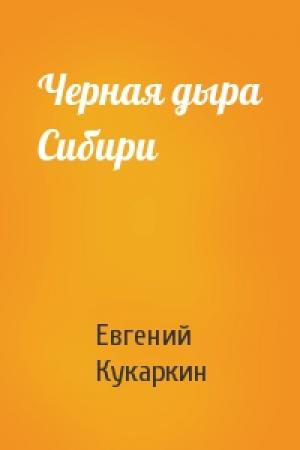 Обложка книги «Черная дыра Сибири» — Евгений Кукаркин