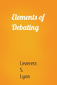 Elements of Debating