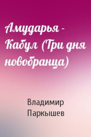 Обложка книги «Амударья - Кабул (Три дня новобранца)» — Владимир Паркышев