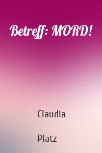 Betreff: MORD!