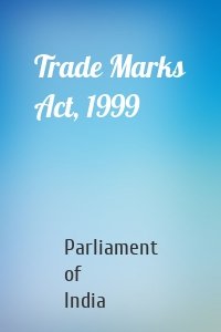 Trade Marks Act, 1999