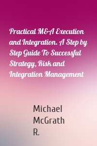 Practical M&A Execution and Integration. A Step by Step Guide To Successful Strategy, Risk and Integration Management