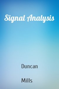 Signal Analysis