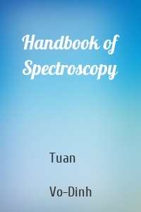 Handbook of Spectroscopy