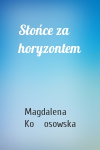 Słońce za horyzontem