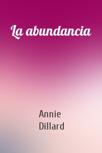 La abundancia