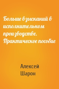 Больше взысканий в исполнительном производстве. Практическое пособие