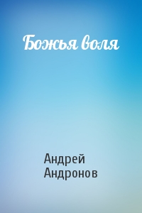 Андрей Андронов - Божья воля