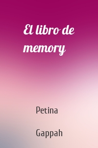 El libro de memory