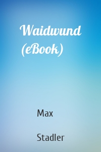 Waidwund (eBook)