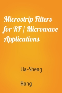 Microstrip Filters for RF / Microwave Applications