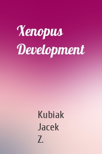 Xenopus Development