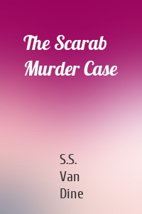 The Scarab Murder Case