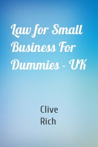 Law for Small Business For Dummies - UK