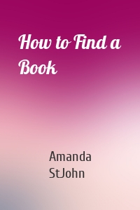 How to Find a Book